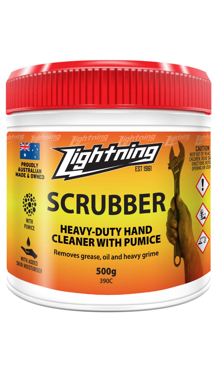 Lightning Scrubber Heavy Duty Hand Cleaner wth Pumice, 500g - 390C (Pickup Only)