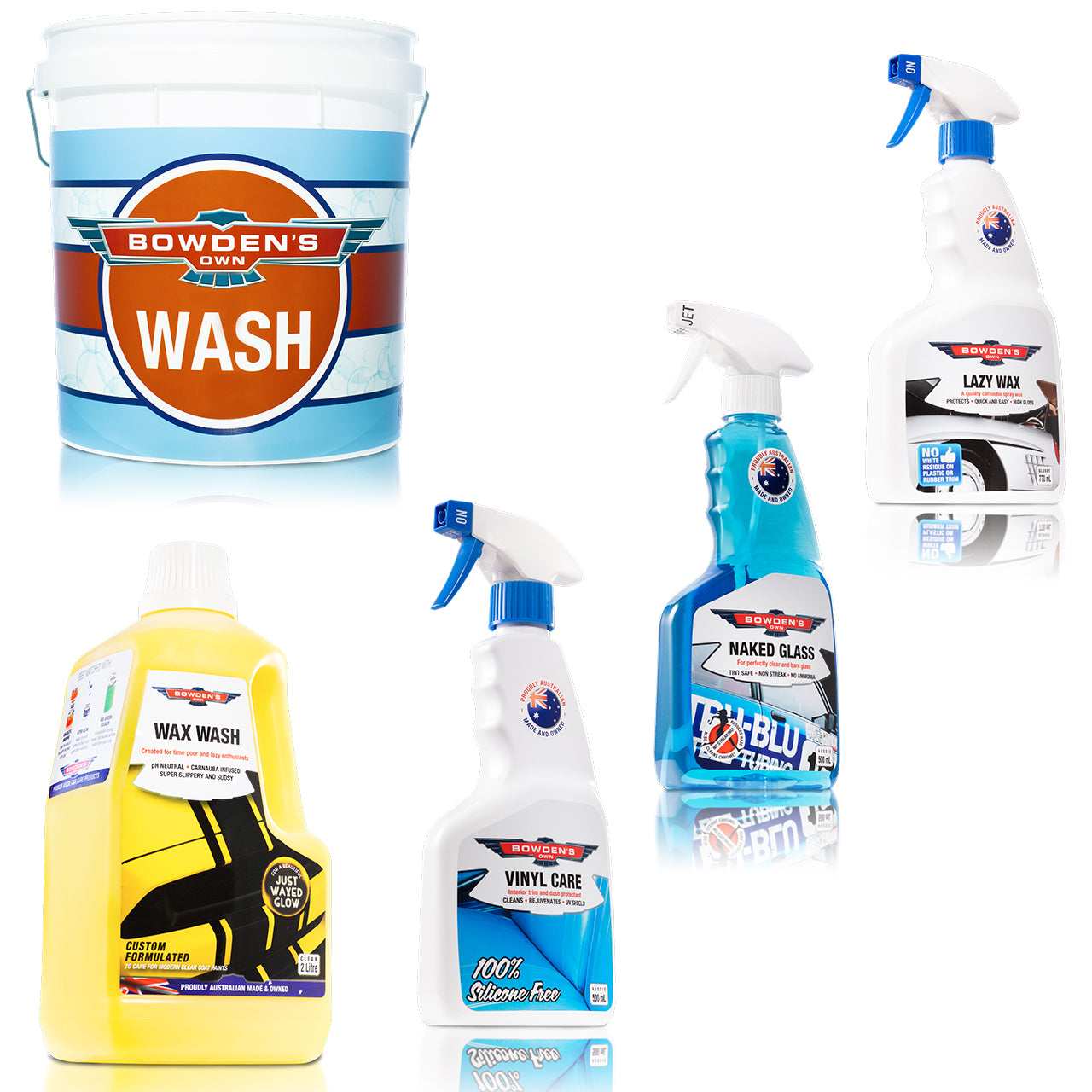 Bowden's Own Clean Fun Bucket Car Wash and Care Kit - BPAOB22