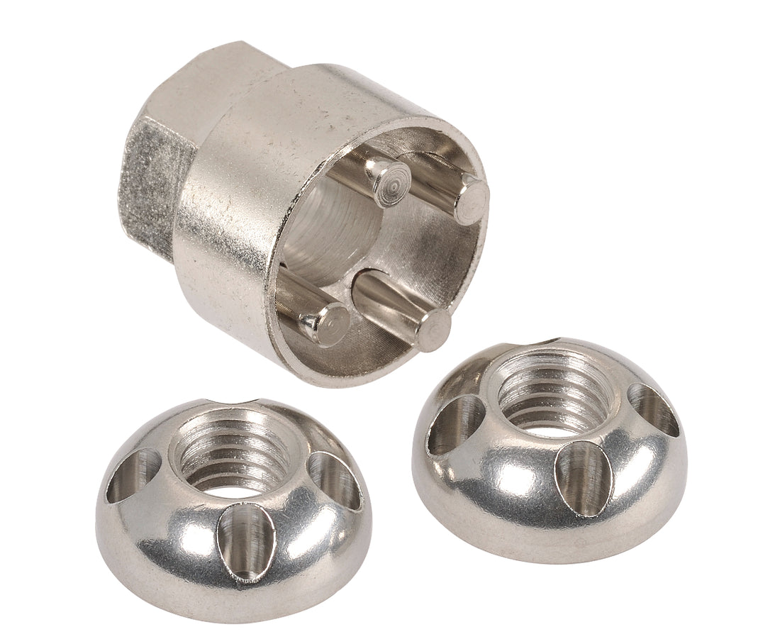 Narva M10 X 1.5 Security Nuts (2) 74424