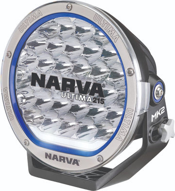 Narva 71740S Ultima 215 Mk2 Single LED Driving Light - Satin Stainless Steel Finish