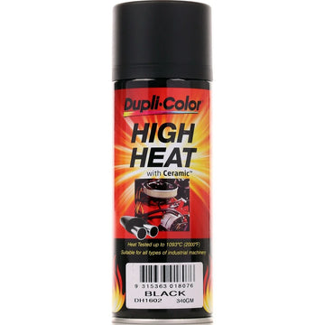 Dupli-Color Hi Heat Ceramic - Black, 340g - DH1602 (Pickup Only)