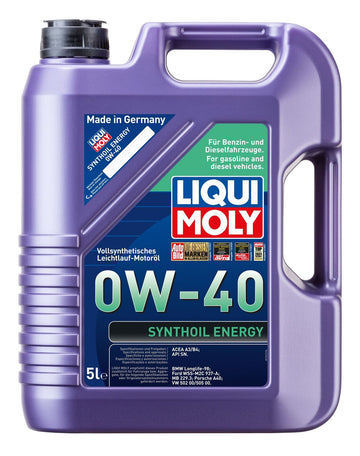 Liqui Moly Synthoil Energy 0W-40 5L - 9515