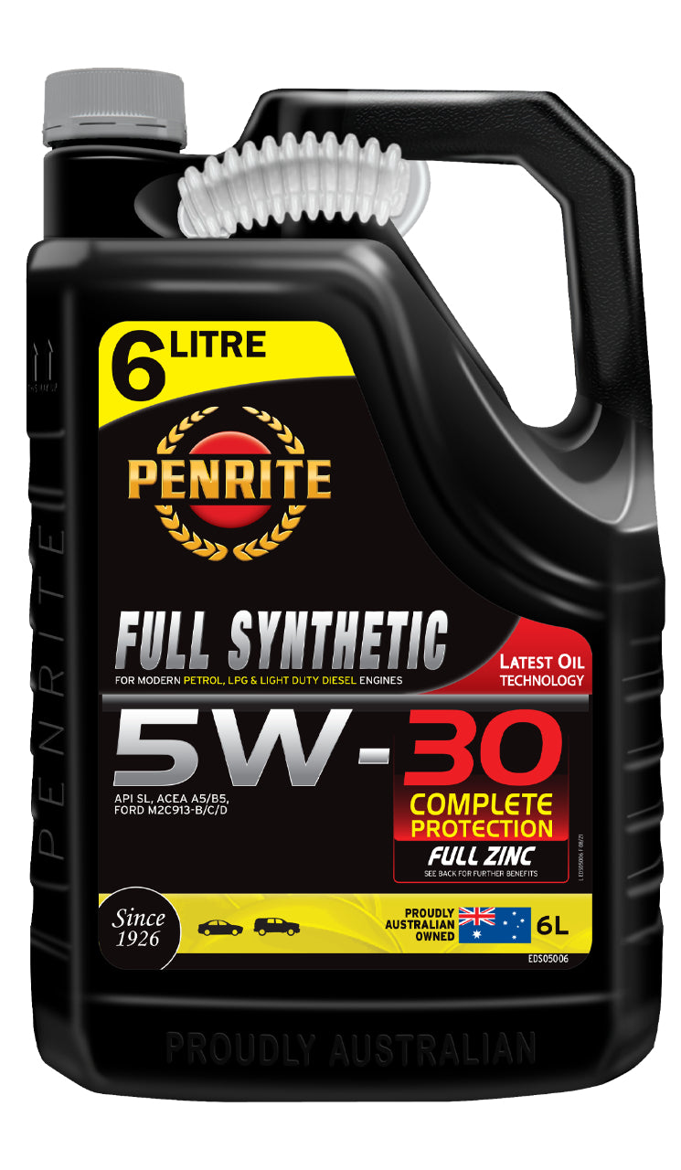 Penrite Full Synthetic Engine Oil 5W-30 5w30 6L - EDS05006 (Pickup Only)