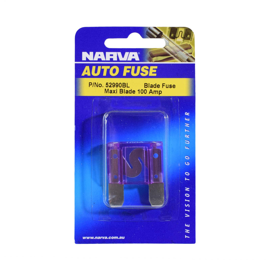 Narva 52990BL 100 Amp Purple Maxi BLade Fuse