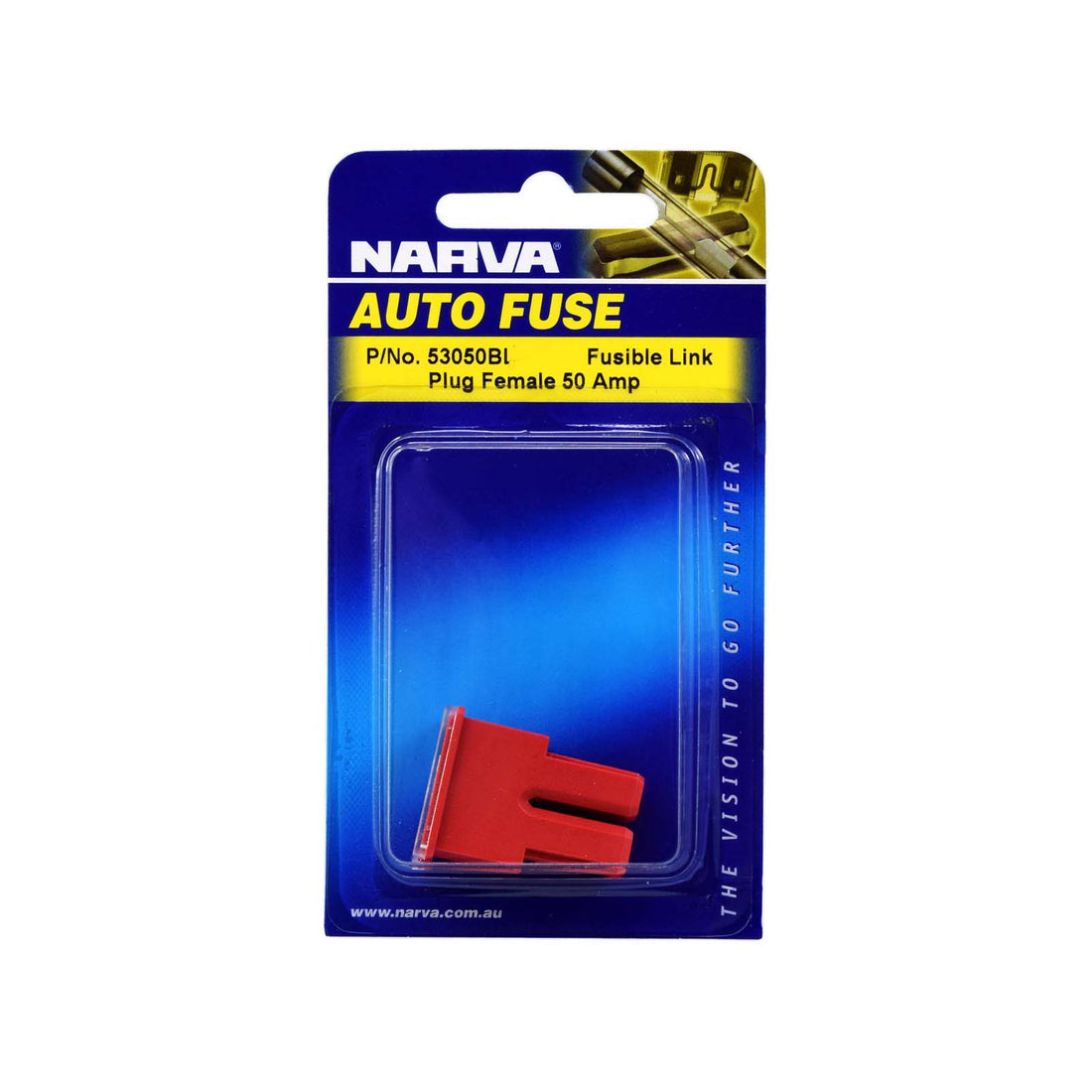 Narva 53050BL 50 Amp Red Female Plug In Fusible Link