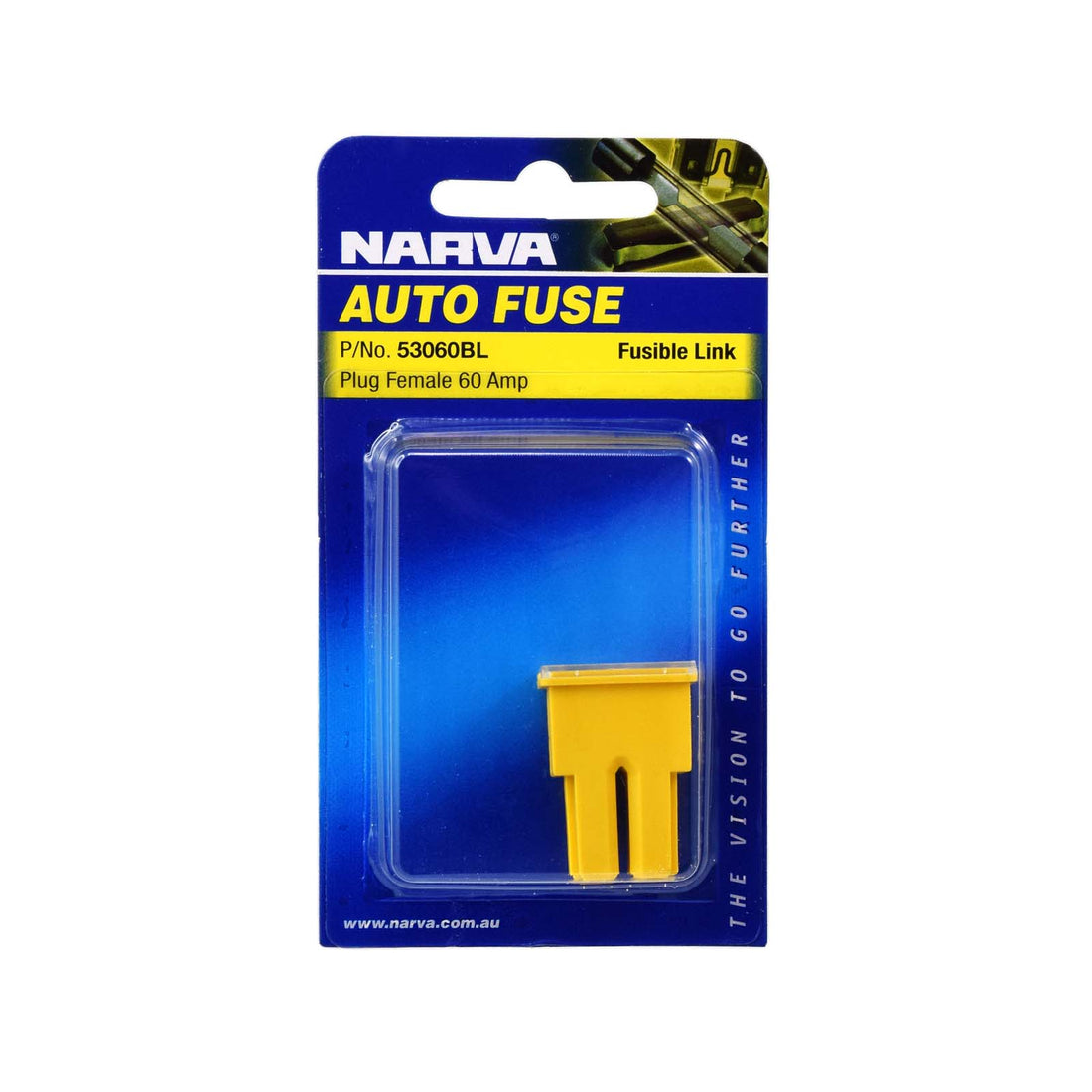 Narva 53060BL 60 Amp Yellow Female Plug In FusiBLe Link