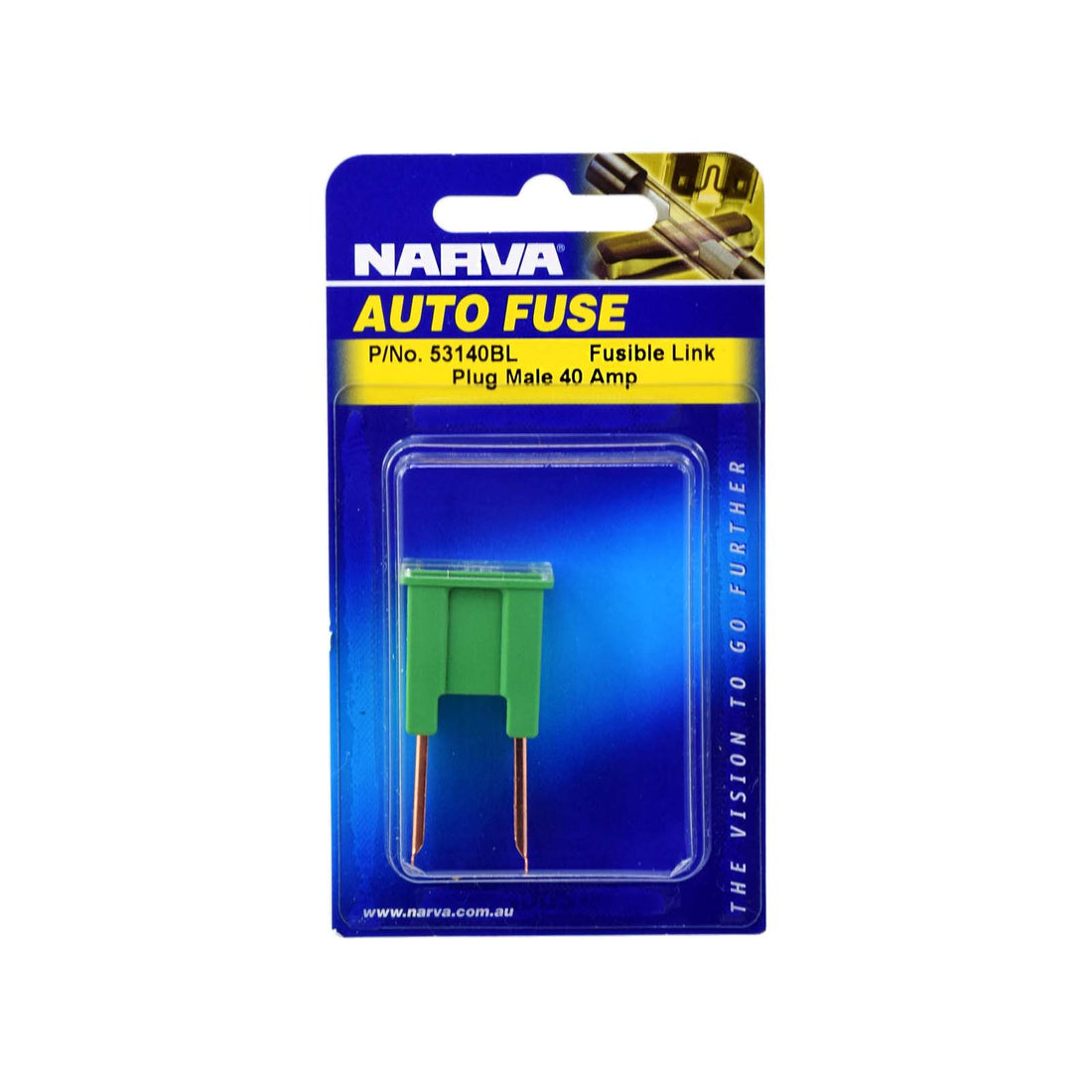 Narva 53140BL 40 Amp Green Male Plug In FusiBLe Link