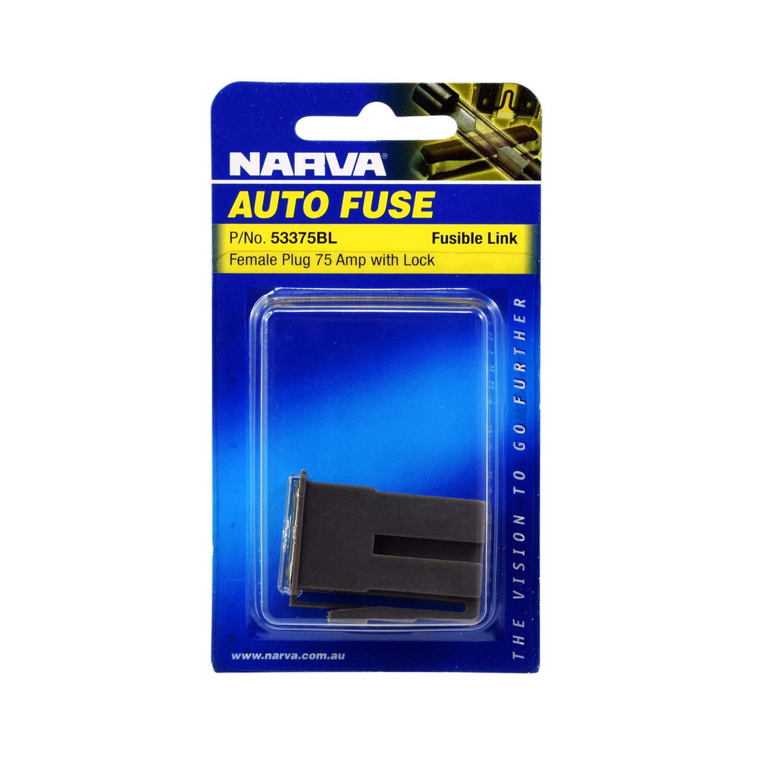 Narva 53375BL 75 Amp Purple Female Fusible Link - Plug In With Lock