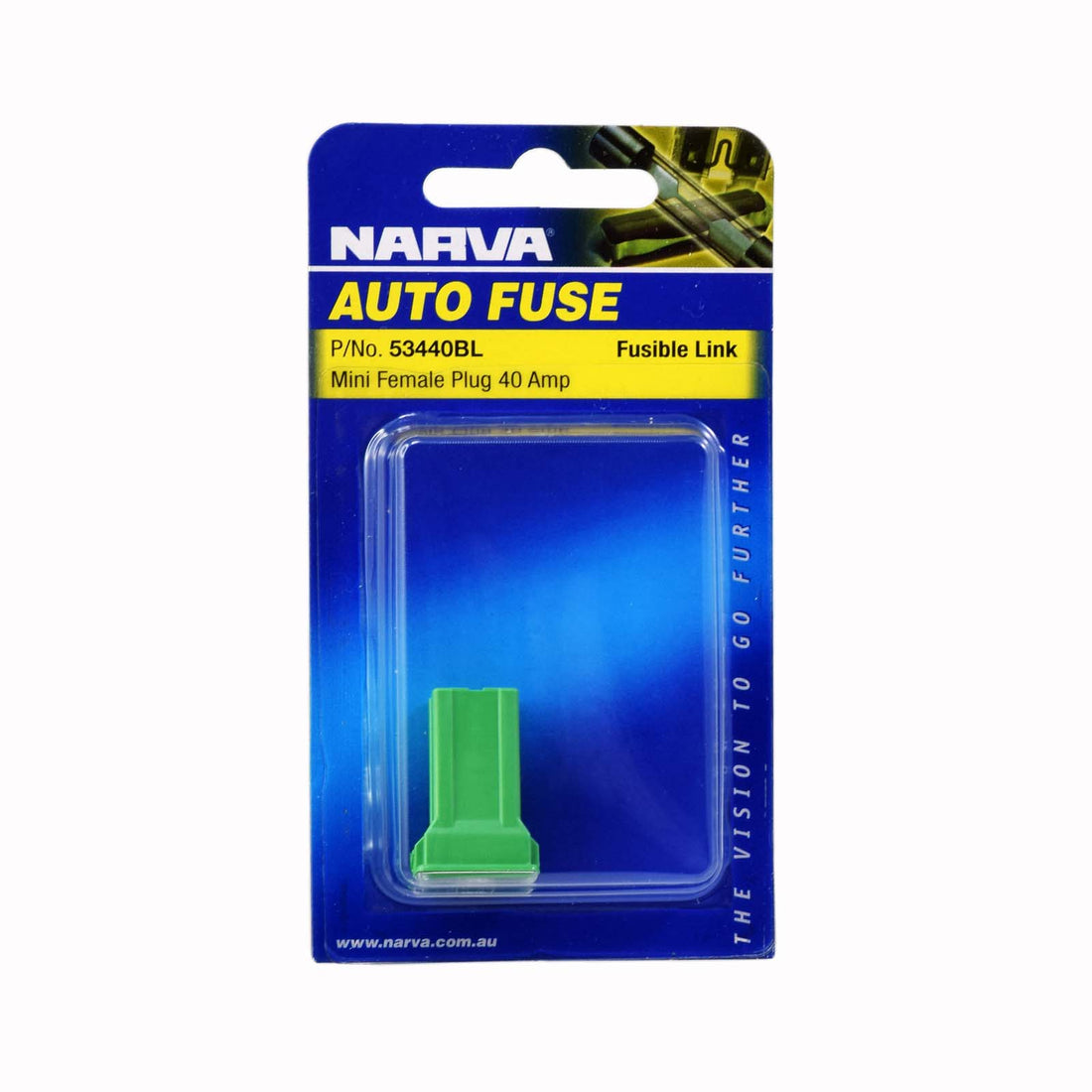 Narva 53440BL 40 Amp Green Mini Female FusiBLe Link - Plug In