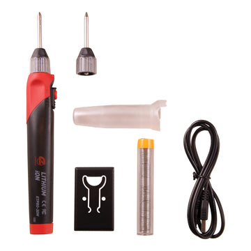 Endeavour ETPRO-30 30W USB Rechargeable Soldering Iron Kit (Delivery Only)