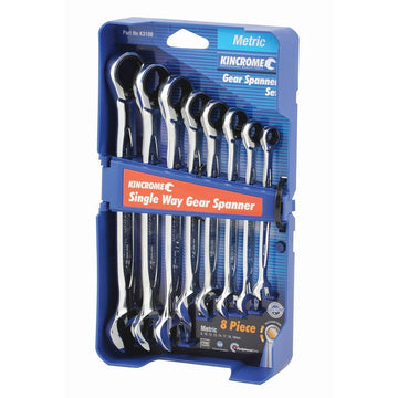 Kincrome 8 Piece Gear Spanner Set - Metric - K3100