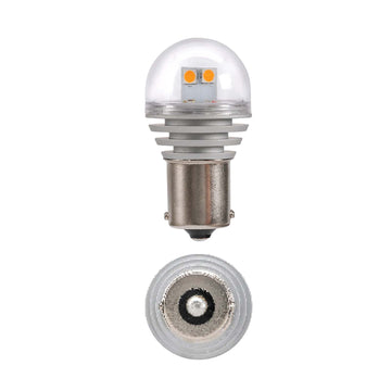 Narva 18222BL 12V BA15S P21W LED Globes 2700K, Twin Pack