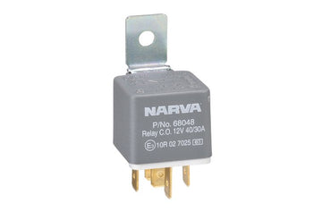 Narva 68048BL 12V 40A/30A Change-Over 5 Pin Relay with Diode