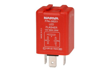 Narva 68251BL 12 Volt 3 Pin LED Electronic Flasher With Pilot