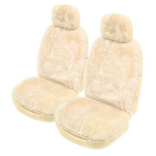 Universally Fitting Shearling Sheepskin Car Seat Cover